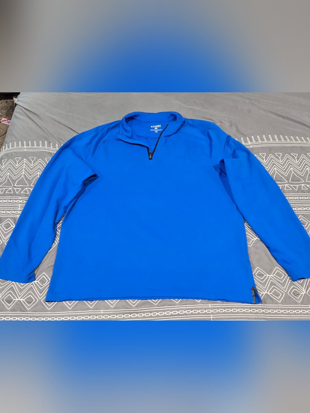 Rhone Men's Performance Quarter Zip Pullover Size Large